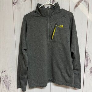 The North Face Men’s L Canyonlands 1/2 Zip Fleece Pullover Gray